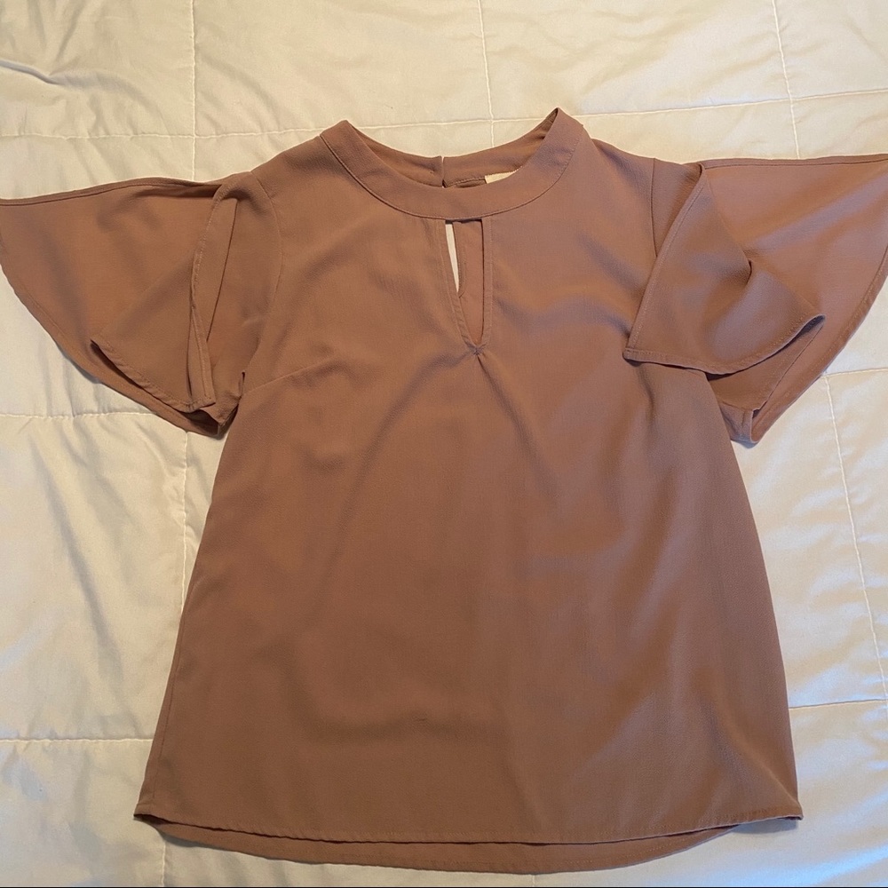 Tan Blouse